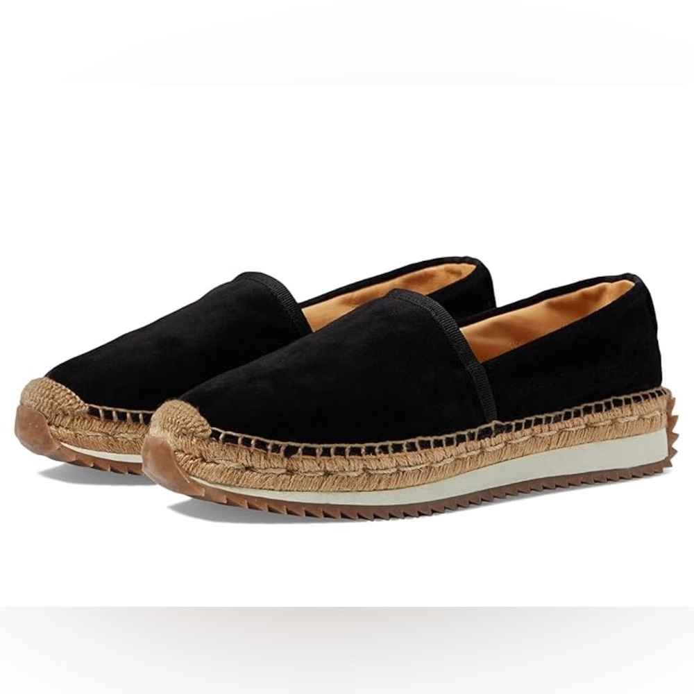 Rag & Bone Women’s Espadrille Runner Black Suede NWOT 38/US 8